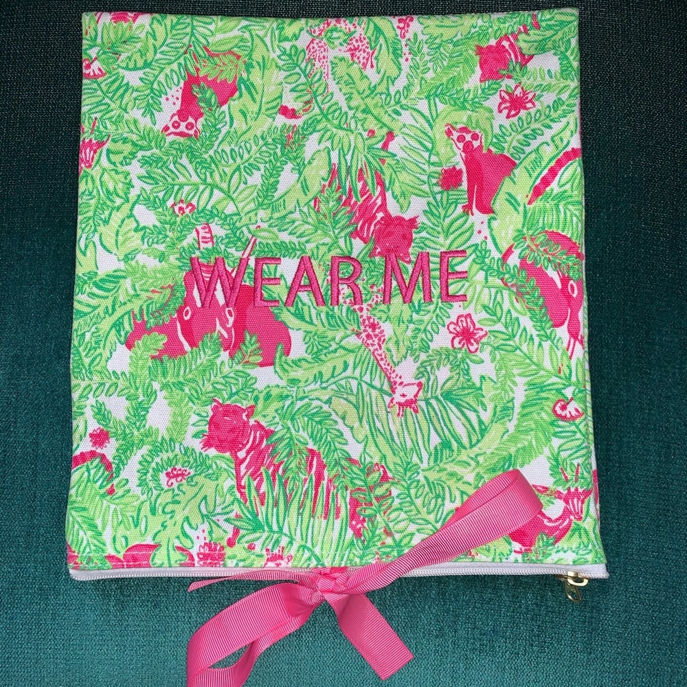 Lilly Pulitzer travel laundry bag